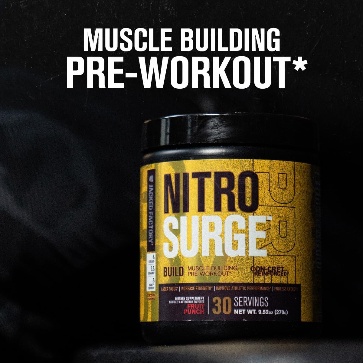 Nitrosurge Build Pre-Workout 30 Servings