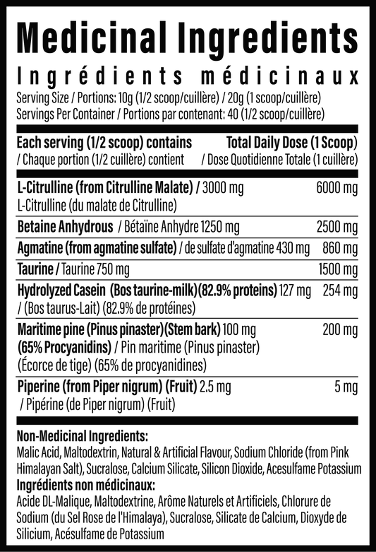 Batch 27 Stim Free Pump Pre Workout 40 Servings