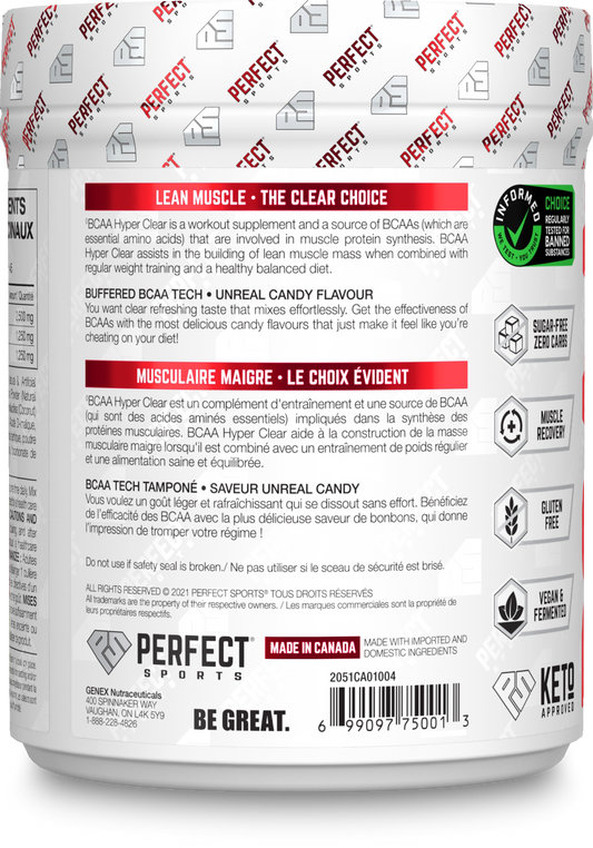 BCAA HYPER CLEAR 45 Servings