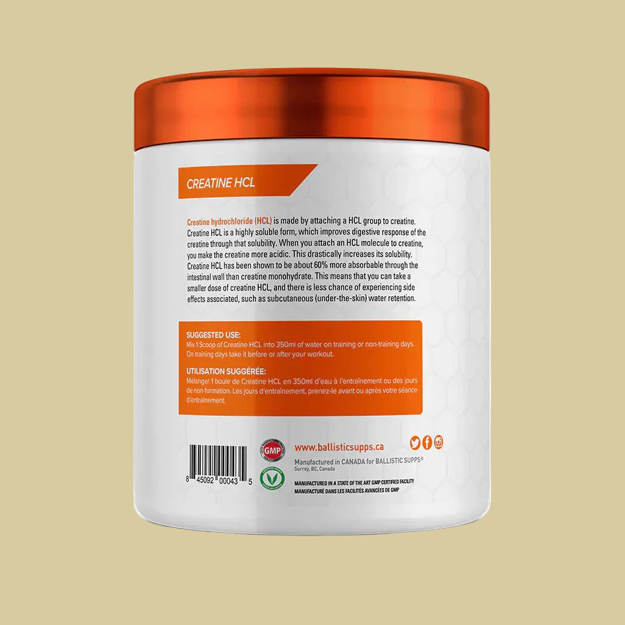 CREATINE HCL 200g POWDER
