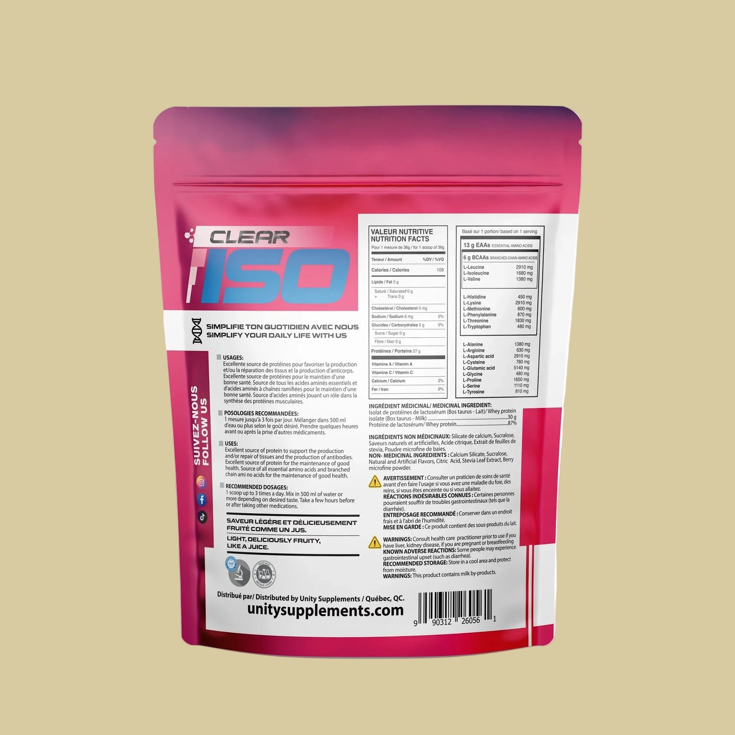 Clear ISO - Juice Protein - 410g