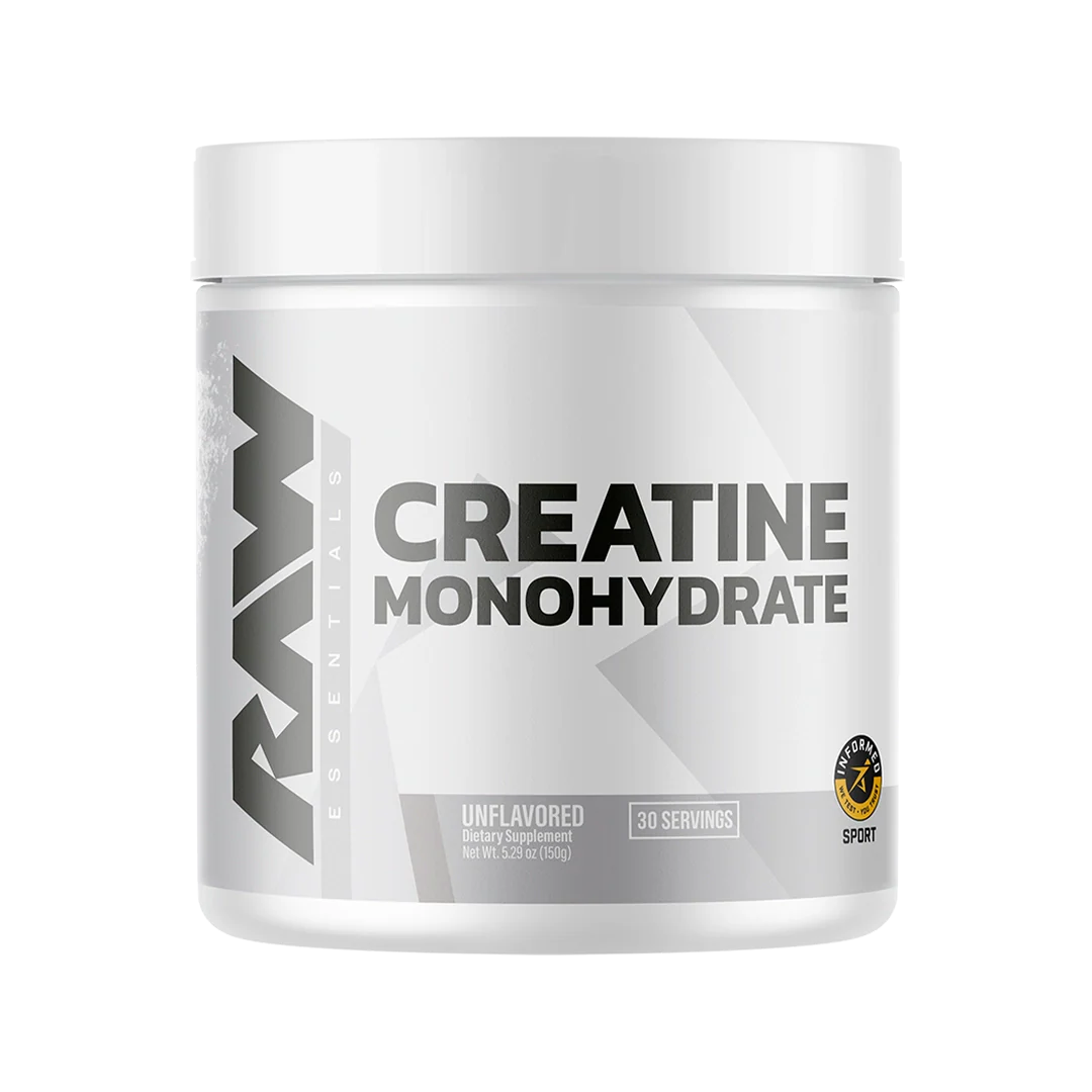 Raw Creatine Monohydrate 30 Servings
