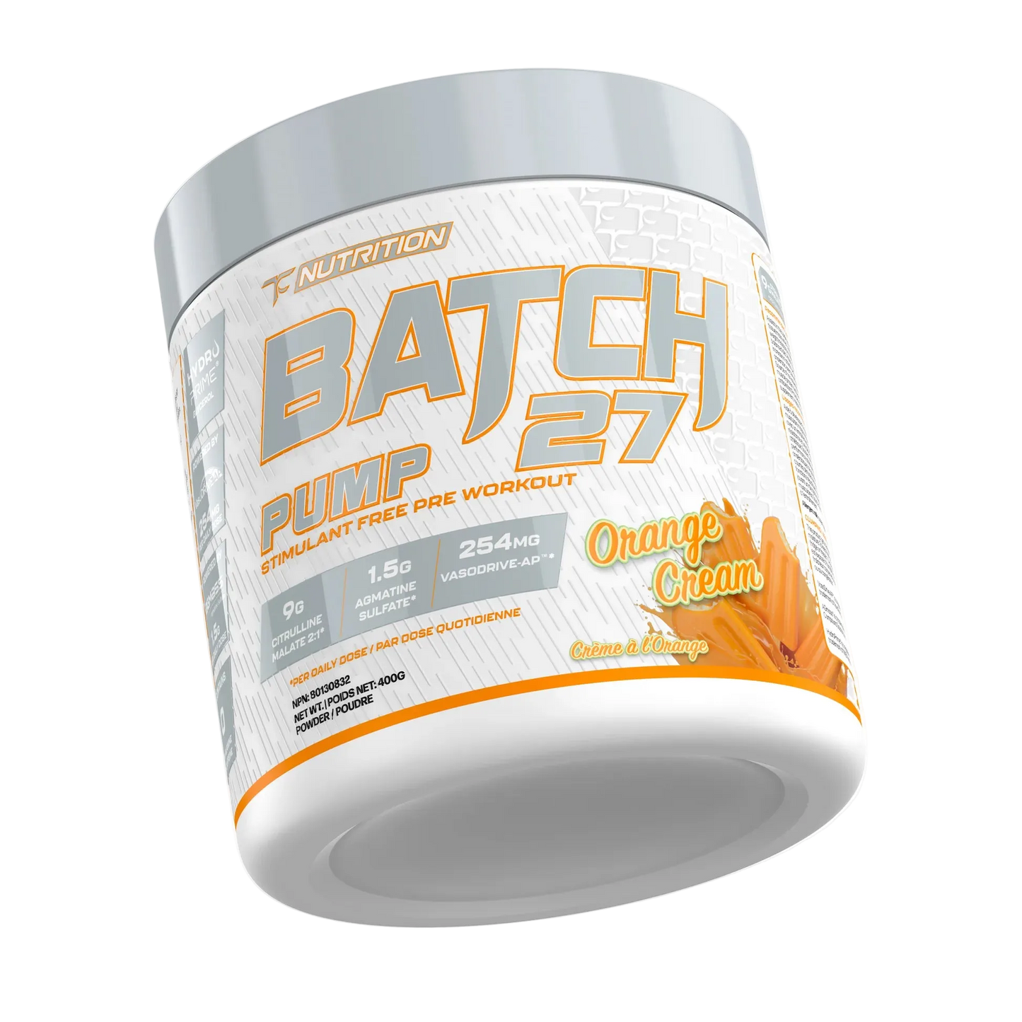 Batch 27 Stim Free Pump Pre Workout 40 Servings