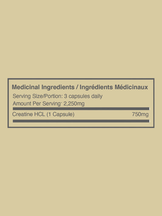 Creatine HCL Capsules 120 CAPS