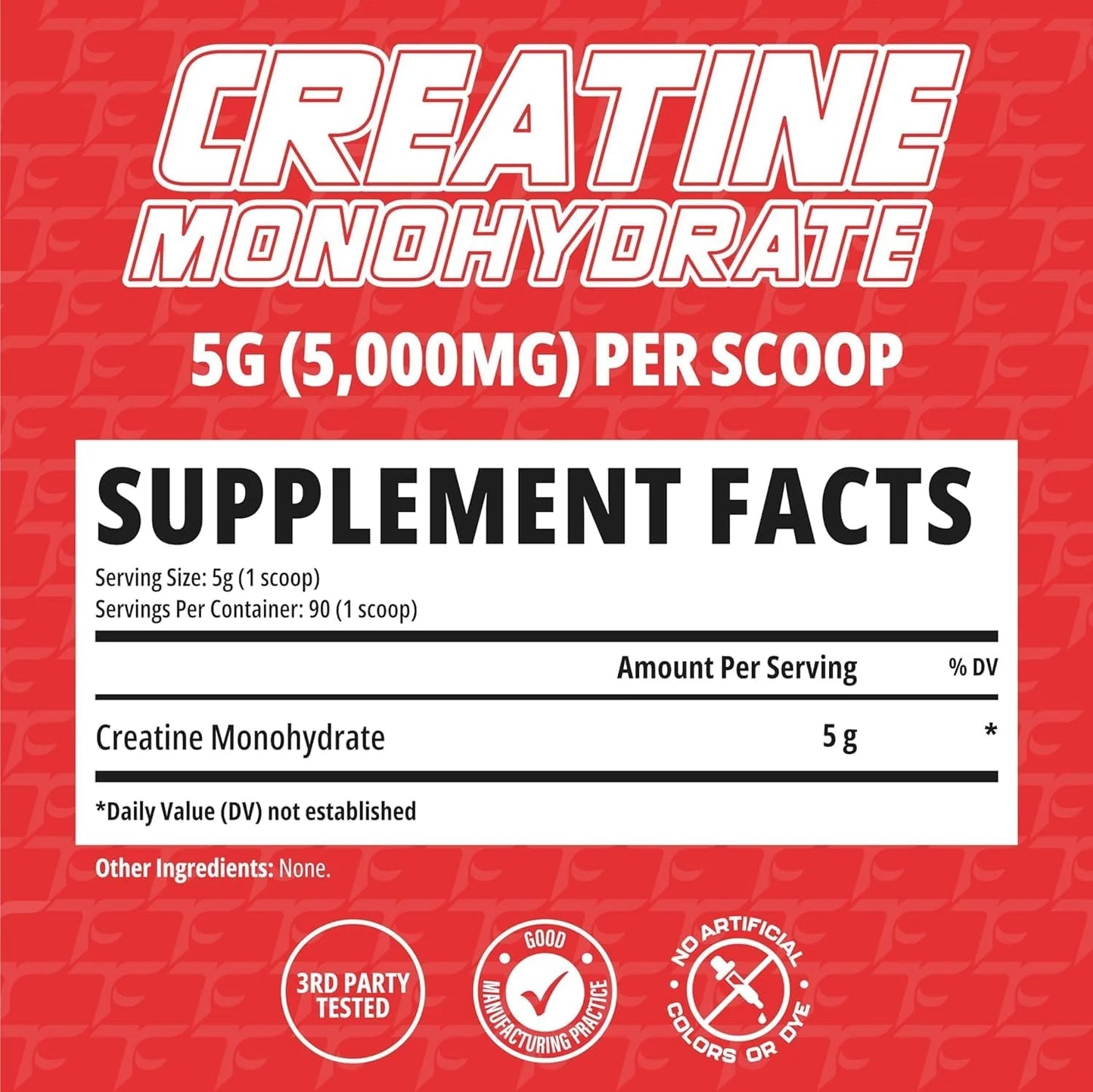 Creatine Monohydrate Powder 90 Servings