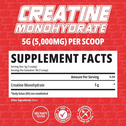 Creatine Monohydrate Powder 90 Servings