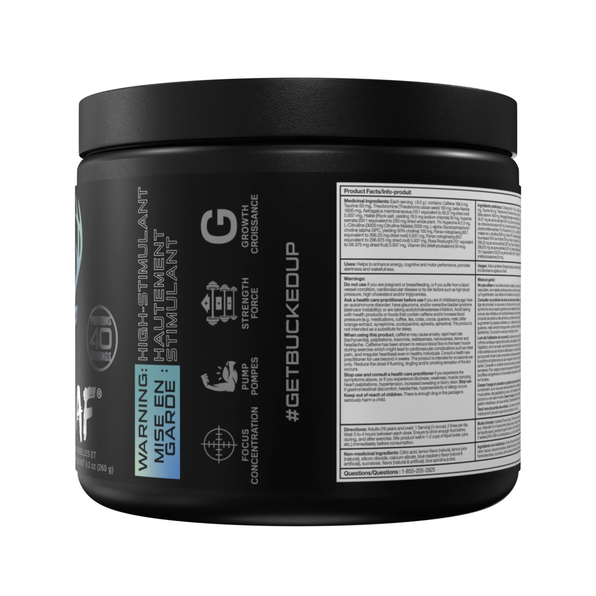 Woke AF - High Stimulant Pre-Workout 40 Servings