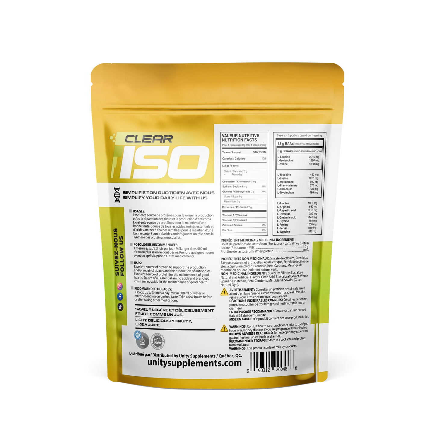 Clear ISO - Juice Protein - 410g