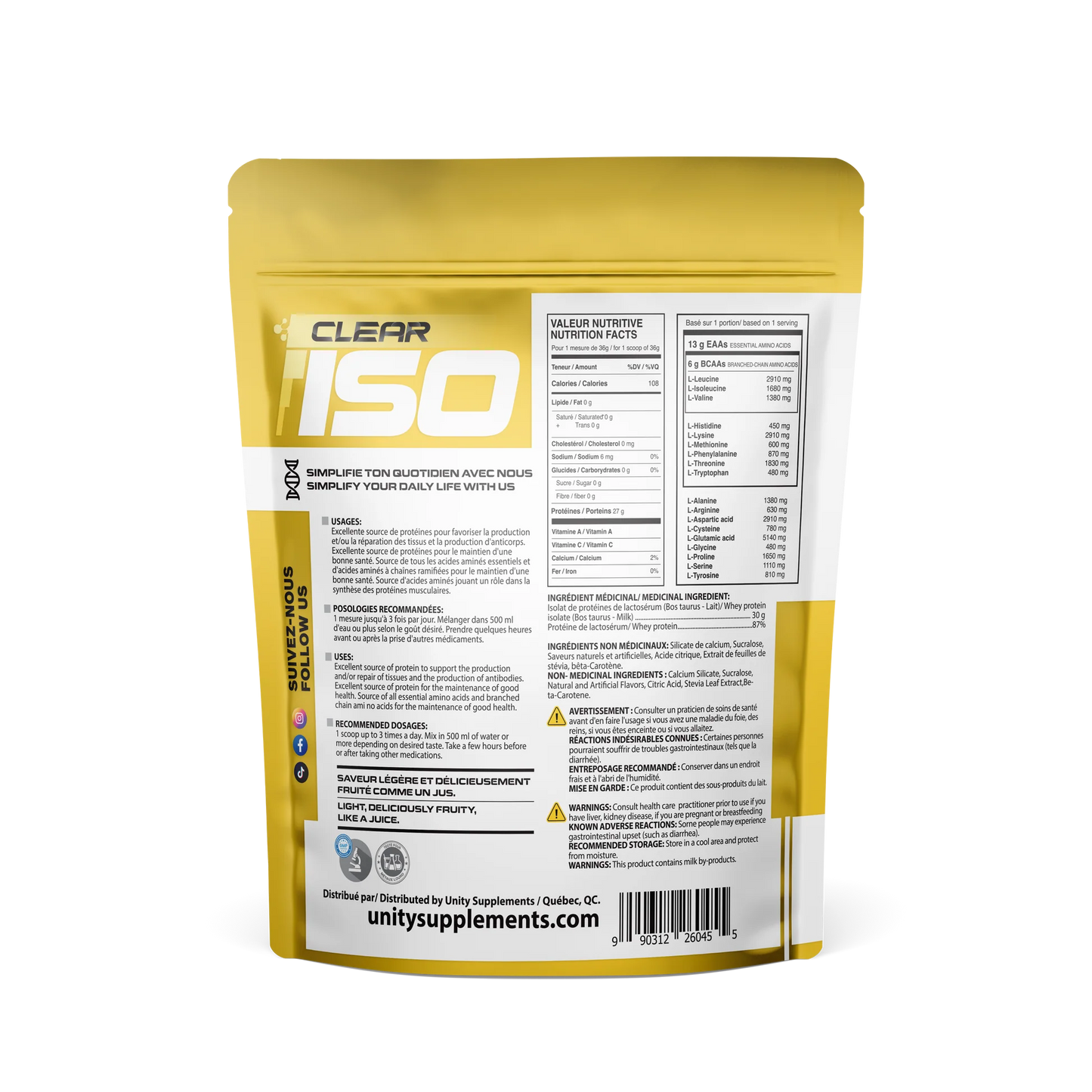 Clear ISO - Juice Protein - 410g
