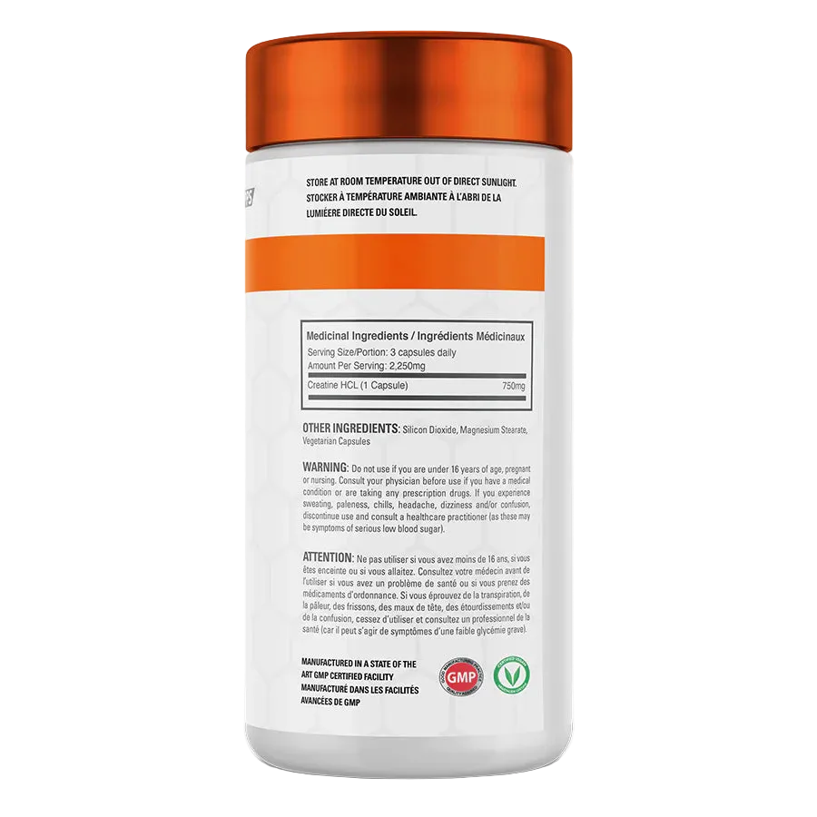 Creatine HCL Capsules 120 CAPS
