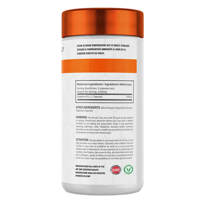 Creatine HCL Capsules 120 CAPS