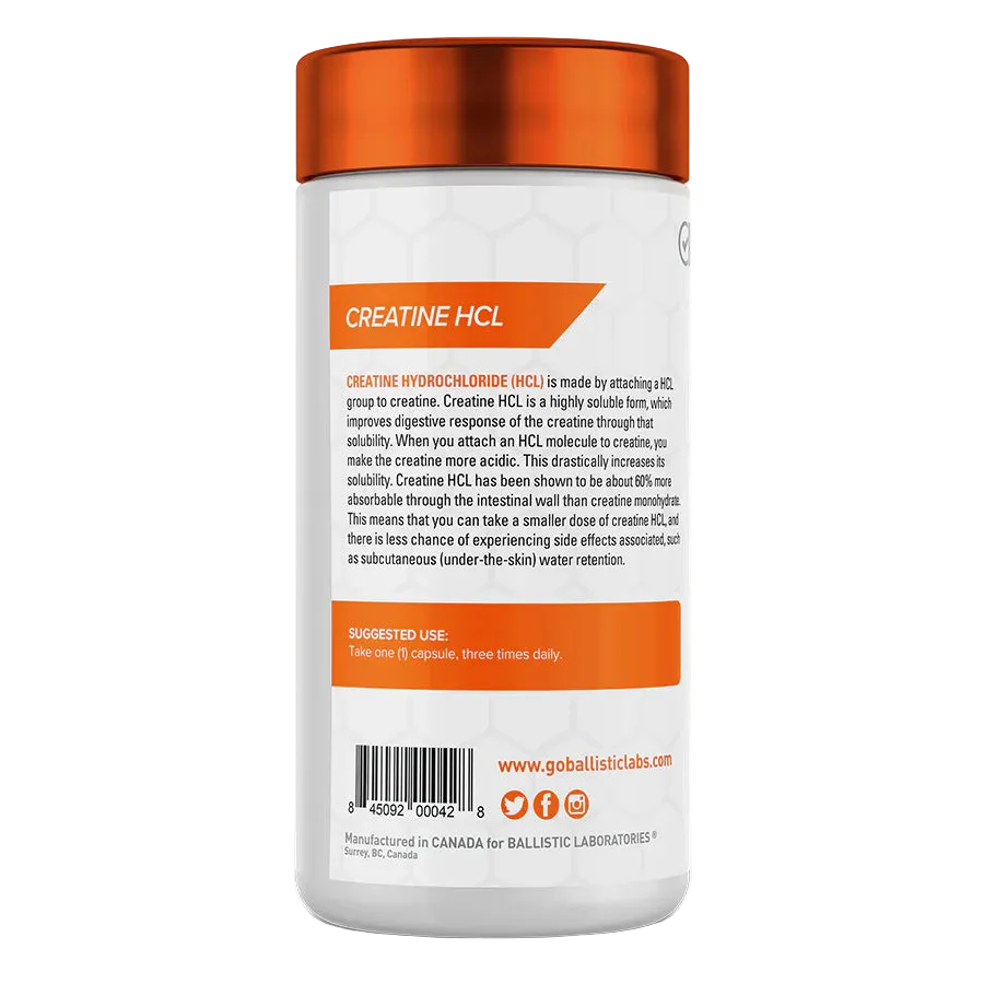 Creatine HCL Capsules 120 CAPS