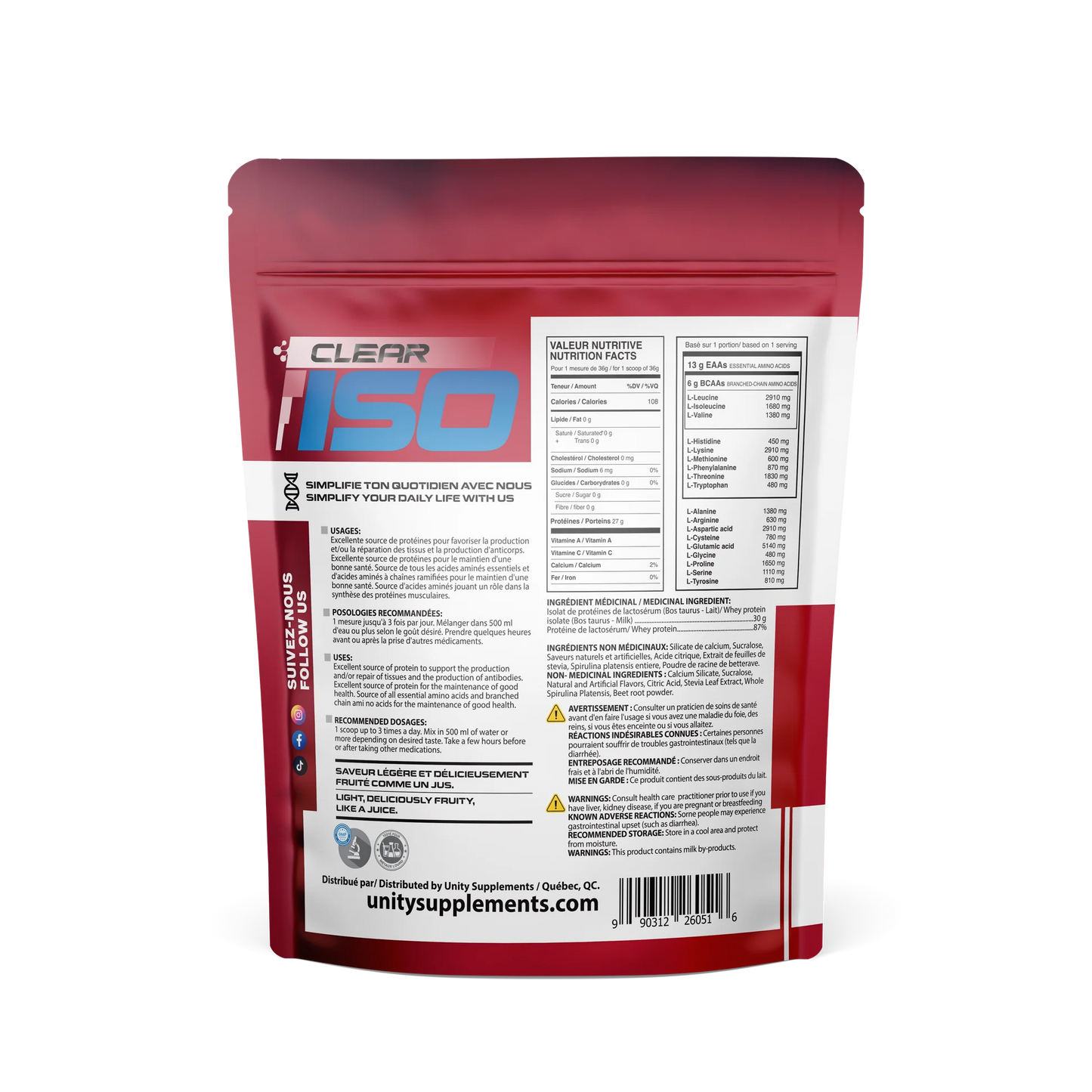 Clear ISO - Juice Protein - 410g