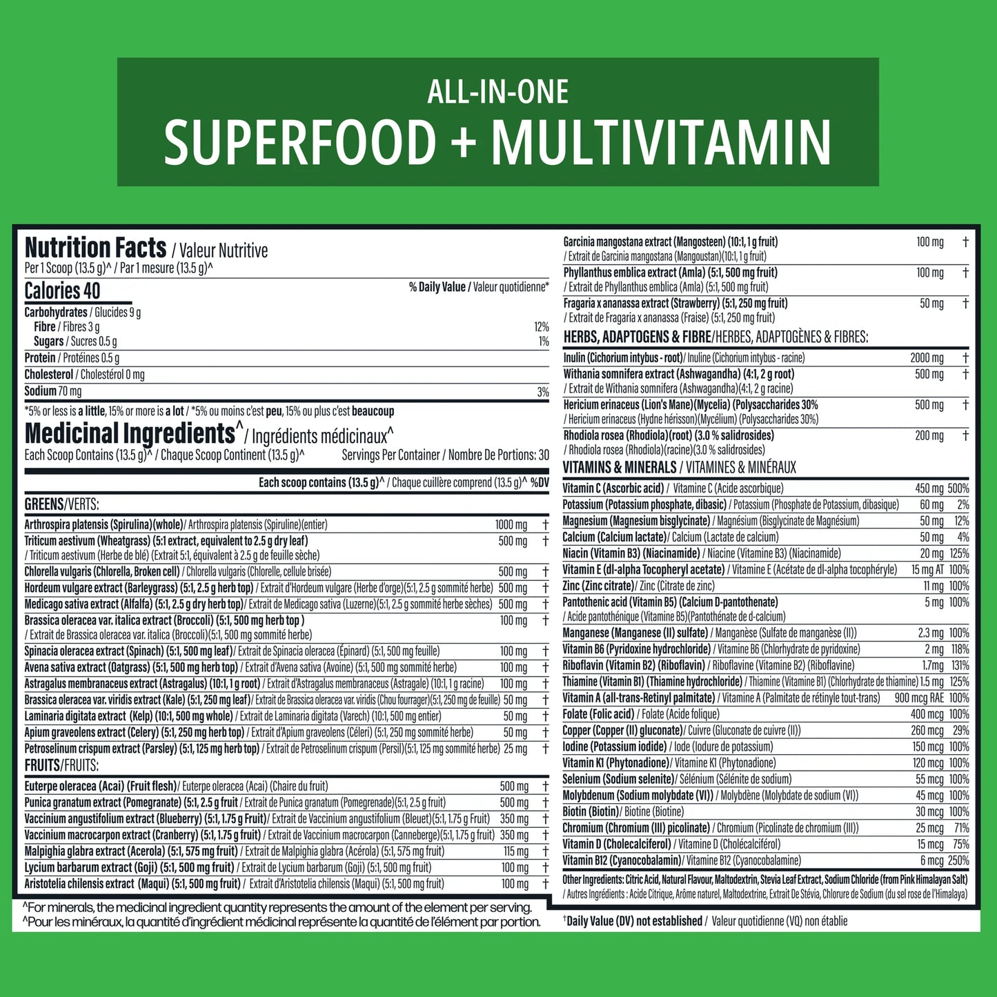 MultiGreens - All-in-One Superfood + Multivitamin
