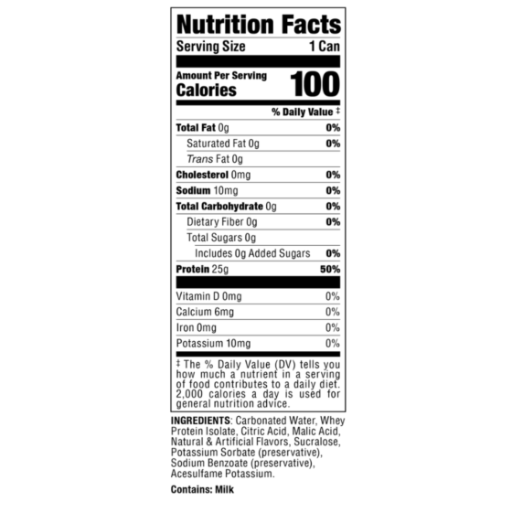 Bucked Up Lightly Carbonated Protein Drink 473ml
