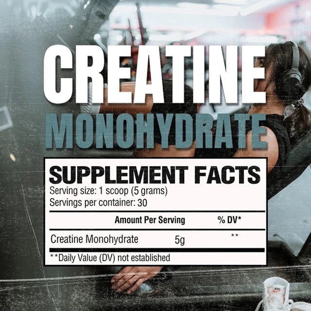 Raw Creatine Monohydrate 30 Servings