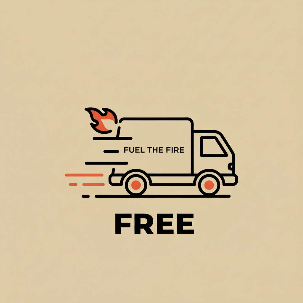 Fuel The Fire free delivery truck