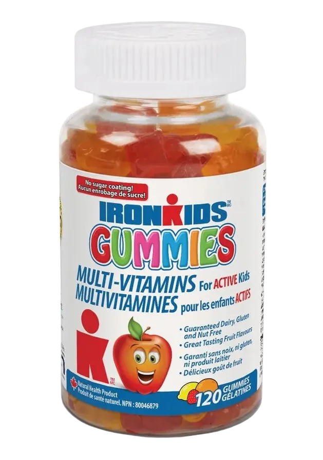 Ironkids Gummies, Multi-Vitamins for Active Kids