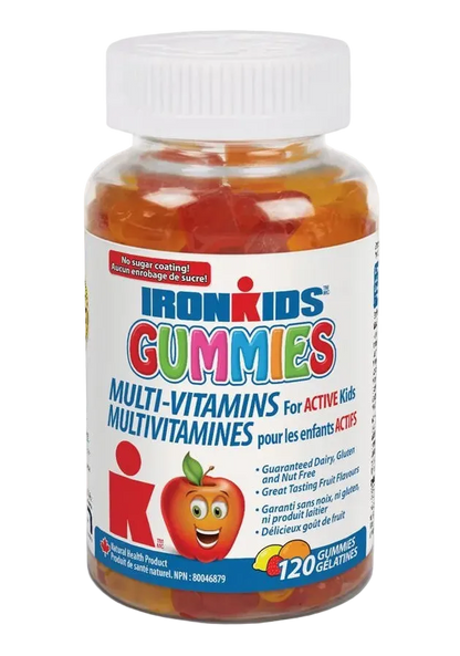Ironkids Gummies, Multi-Vitamins for Active Kids